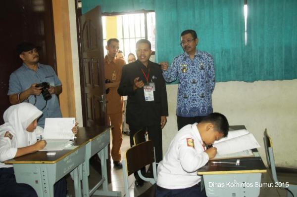 Wagub Sumut Minta Siswa dan Sekolah Jujur Dalam UN SMP